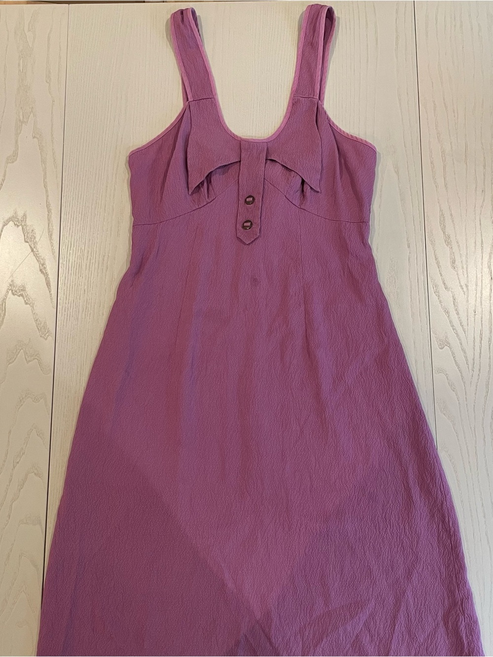 Mayle 100% Silk Mauve Sleeveless Dress Vintage Y2K - Size 4